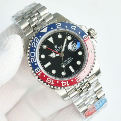 Clean Factory ROLEX GMT  904L Steel 3285 Movement Black Watch